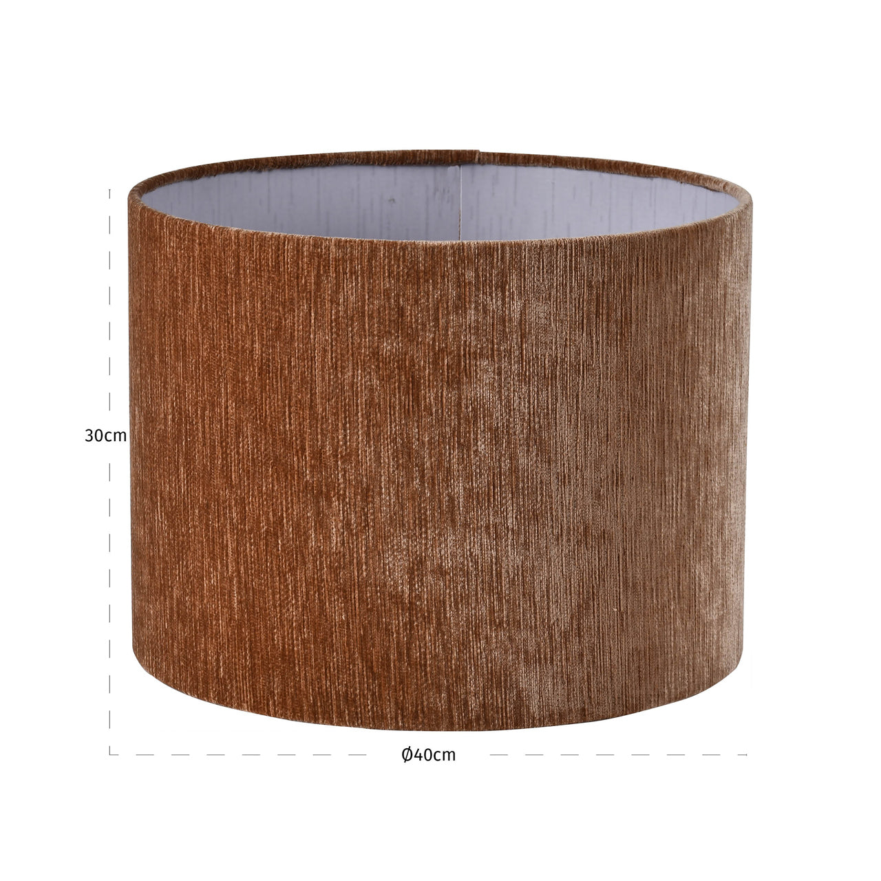 Abažūrs Ziba Richmond Interiors 40 cm; 50 cm Be straight mocha mousse