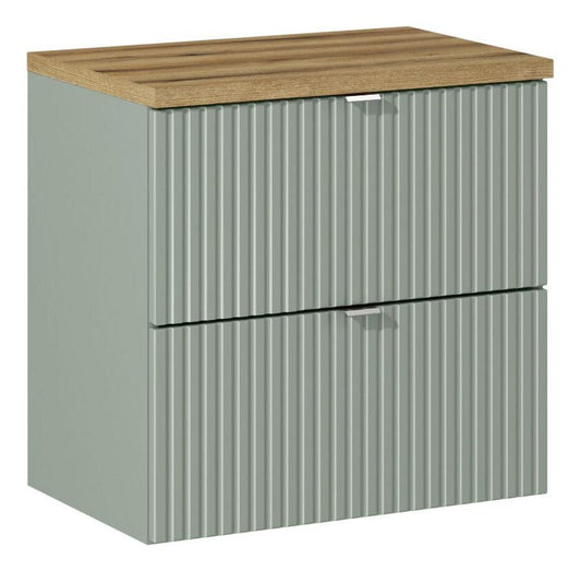 Vannas istabas mēbeļu komplekts Lina S 60 cm jūras zaļš/ozols - N1 Home