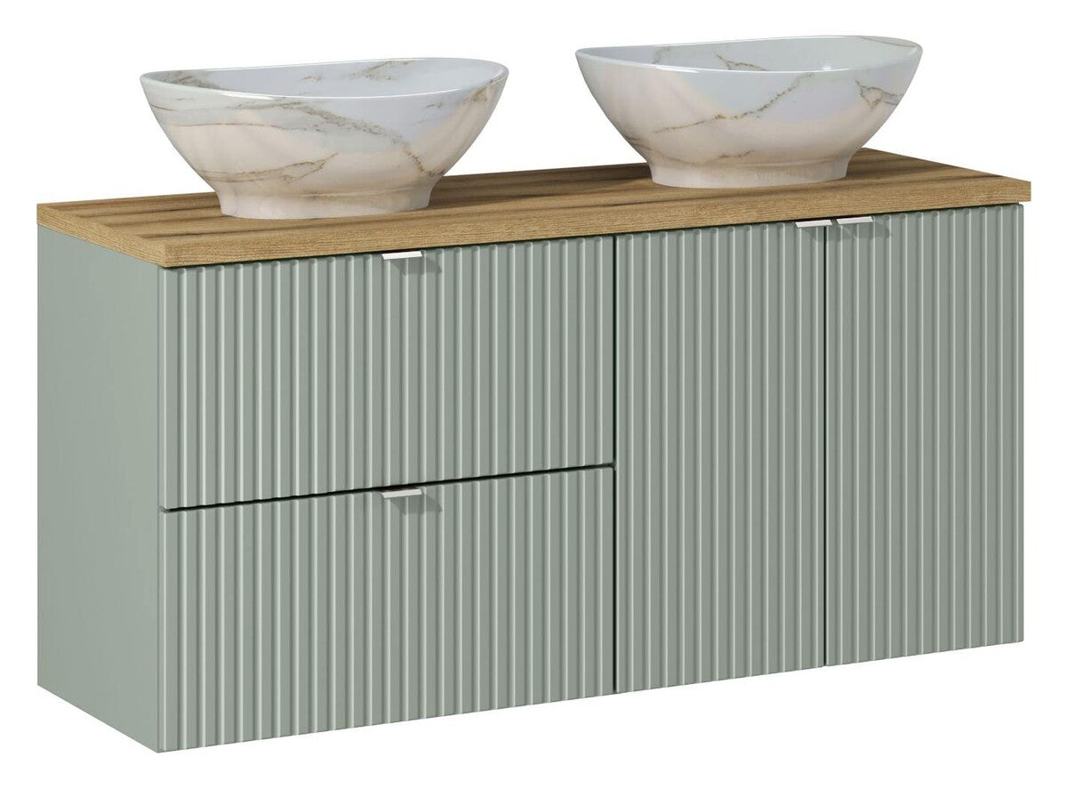 Vannas istabas mēbeļu komplekts Lina 120 cm jūras zaļš - N1 Home