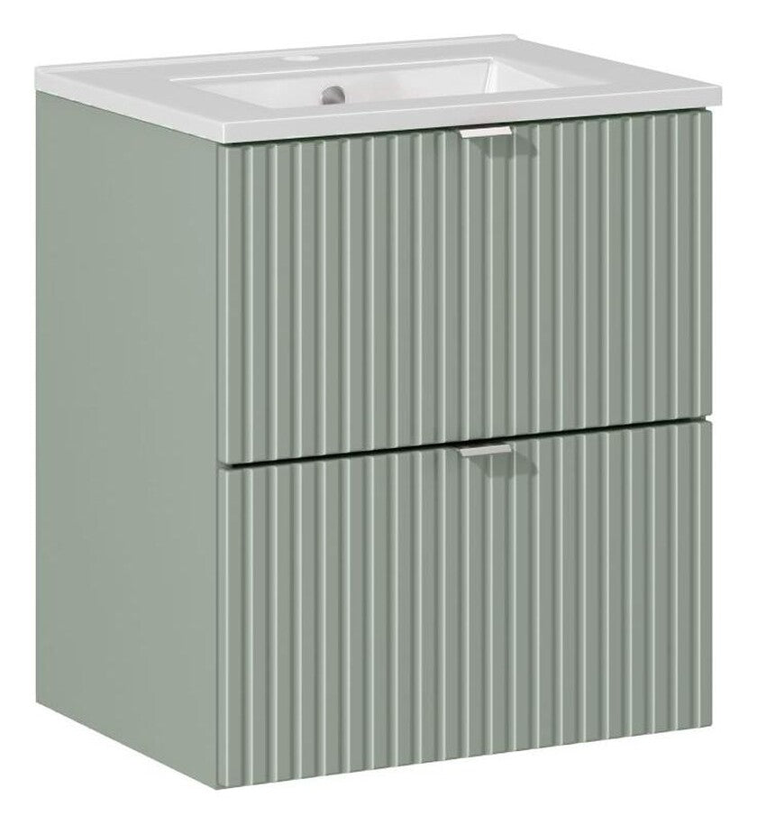 Vannas istabas mēbeļu komplekts Lina  50 cm jūras zaļš - N1 Home