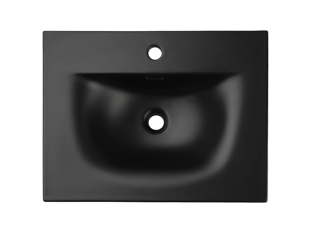 Vannas istabas mēbeļu komplekts Lukso SC 60 cm melns - N1 Home