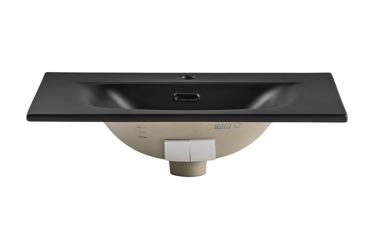 Vannas istabas mēbeļu komplekts Lukso SC 60 cm melns - N1 Home