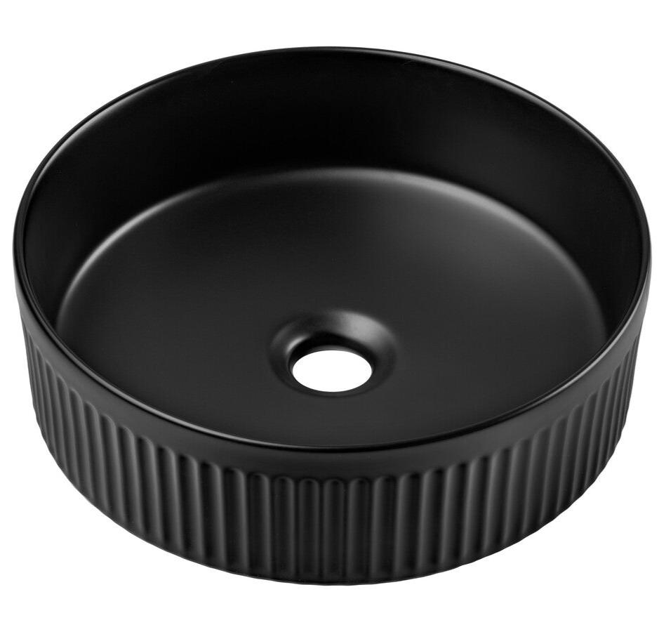 Izlietne Bey 36/12/36 cm melns - N1 Home