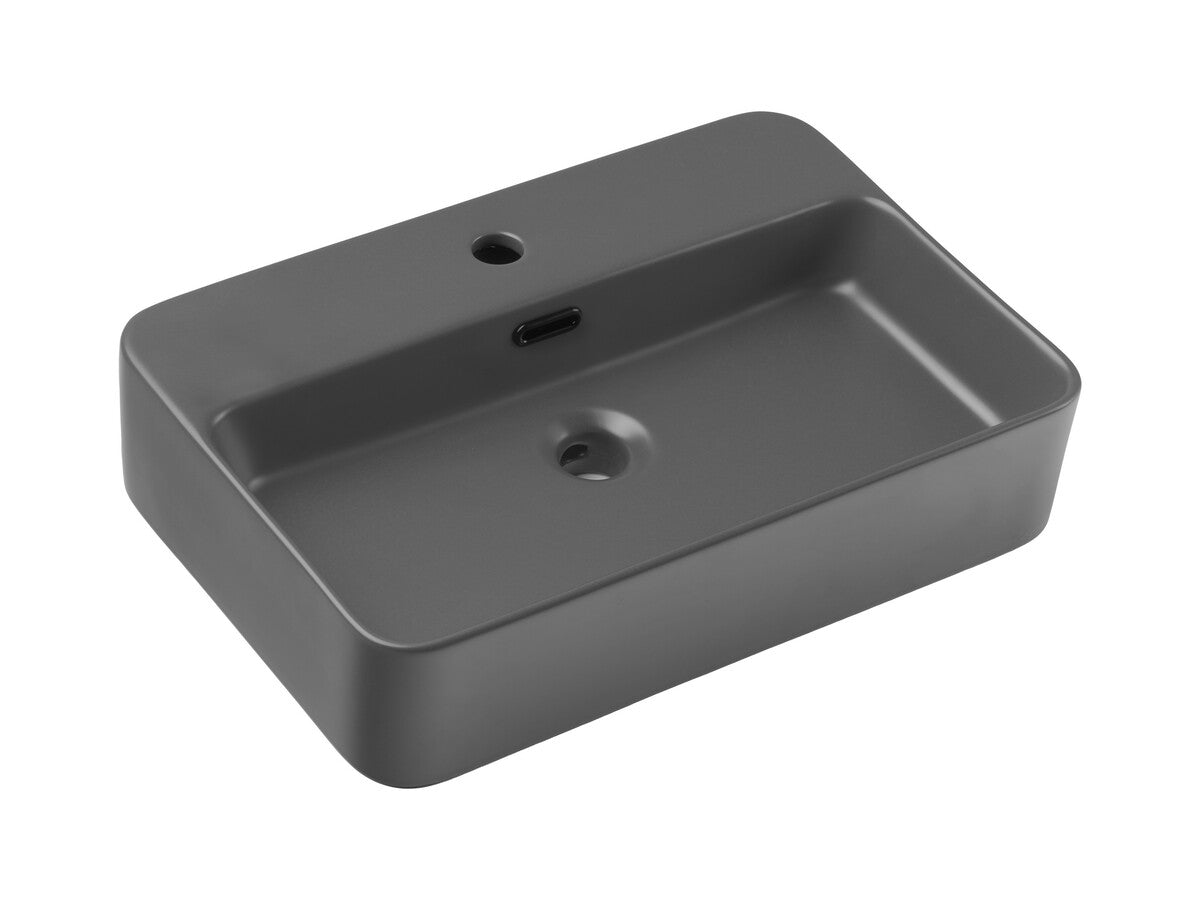 Izlietne Tru 55/12/38 cm tumši pelēks - N1 Home