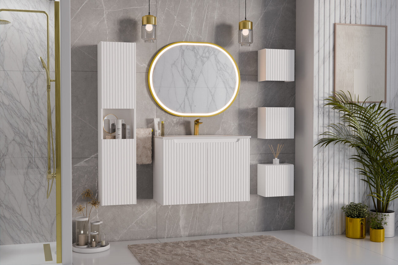 Vannas istabas skapīs Noa 30/30/18,9 cm balts - N1 Home