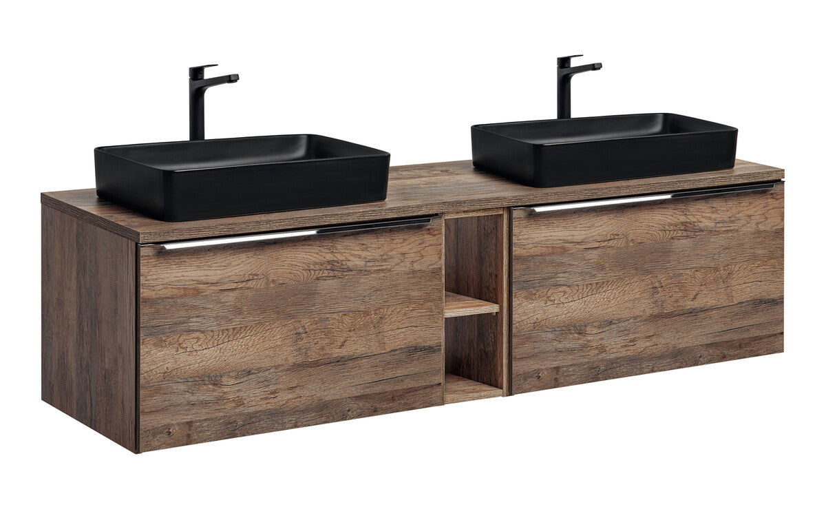 Vannas istabas mēbeļu komplekts Sant 180 cm vintaž ozols - N1 Home