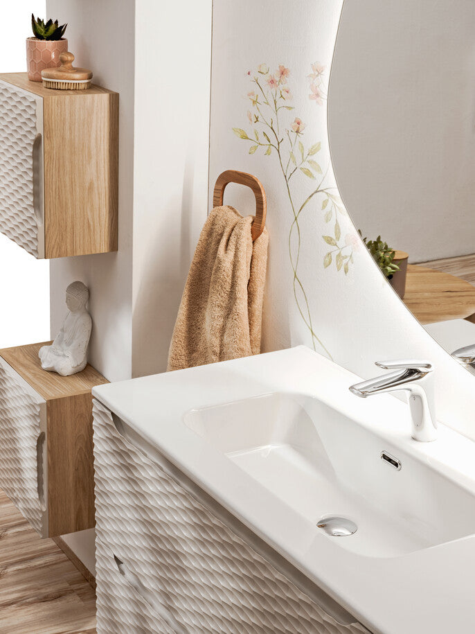 Vannas istabas izlietnes skapīs Ocea 60; 70; 80; 90; 120/57/46 cm bēšs - N1 Home