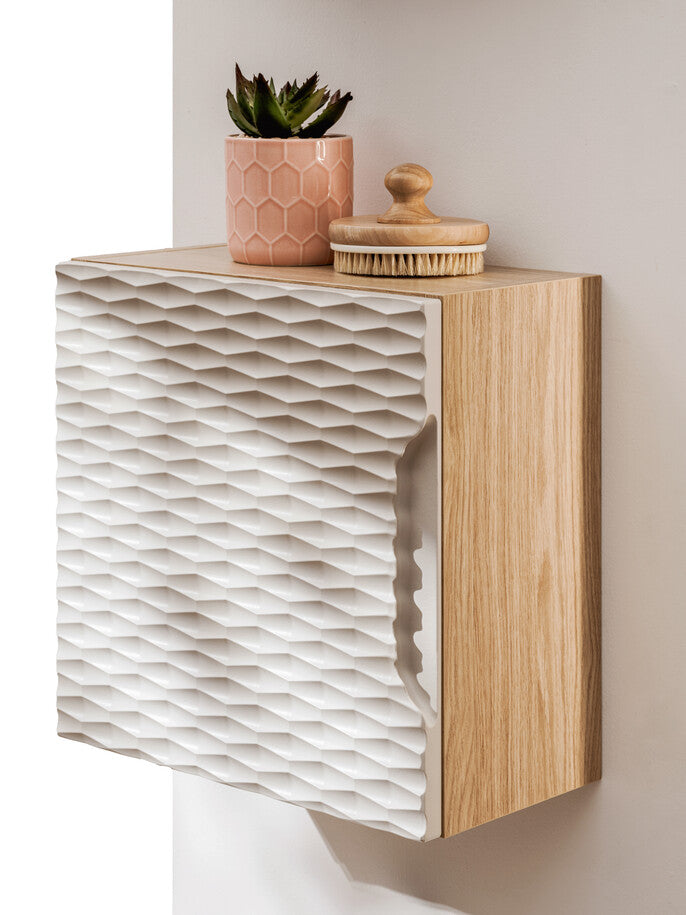 Vannas istabas skapīs Ocea 35/35/19 cm bēšs - N1 Home