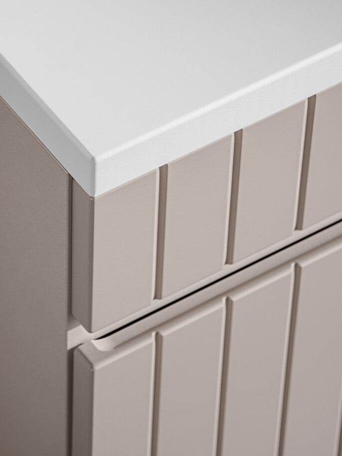 Vannas istabas mēbeļu komplekts Icon 80 cm kašmirs - N1 Home