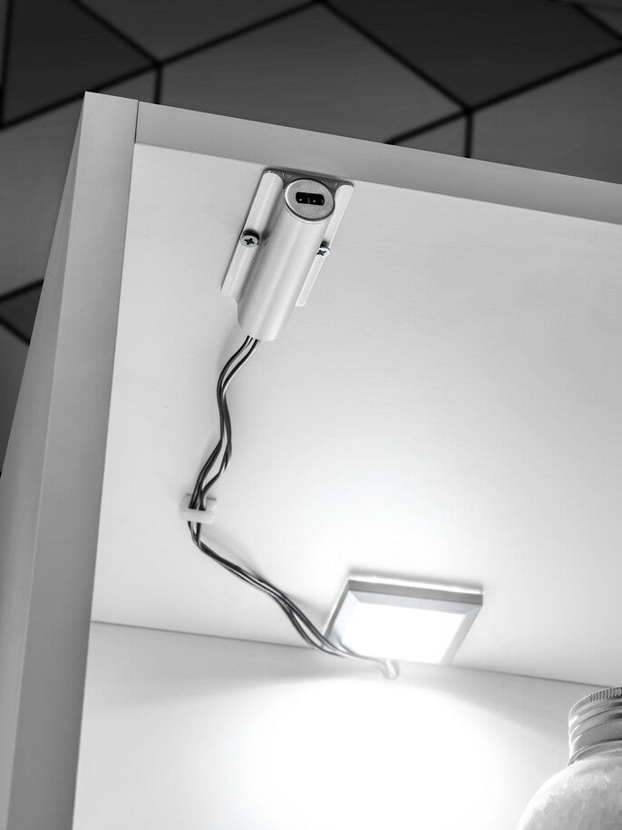 Vannas istabas skapīs Leo 60; 90/65/16.8 cm balts - N1 Home