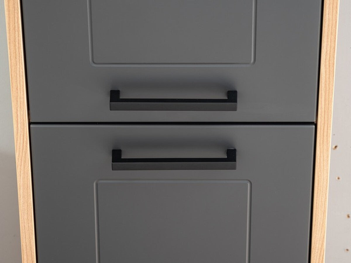 Vannas istabas skapīs Mado 35/170/30 cm grafīts - N1 Home