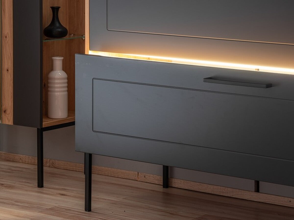 Vannas istabas izlietnes skapīs Mado 60; 80; 120/61/46 cm grafīts - N1 Home