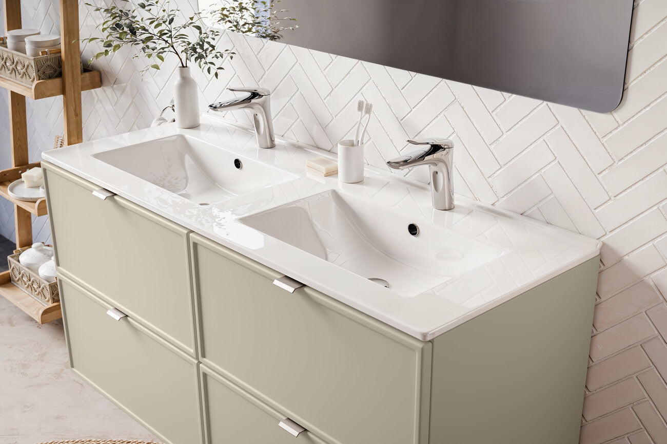 Vannas istabas mēbeļu komplekts Bell I 120 cm kašmirs - N1 Home