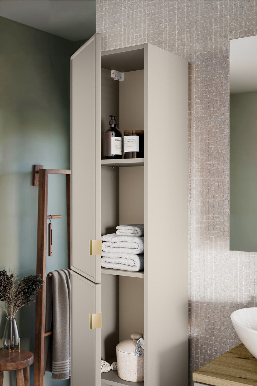 Vannas istabas mēbeļu komplekts Bell Y kašmirs/ozols - N1 Home