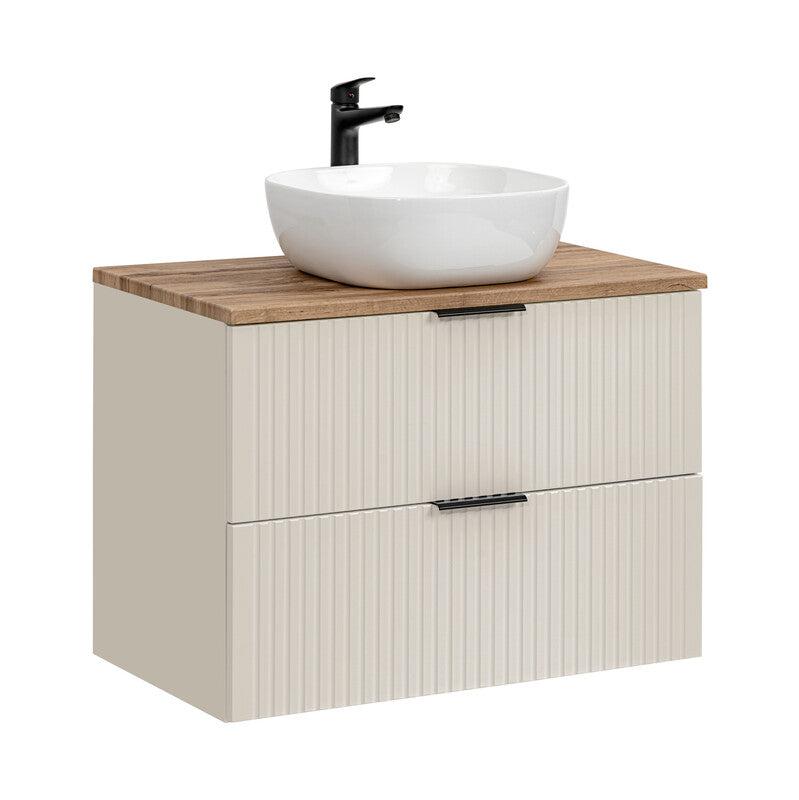 Vannas istabas mēbeļu komplekts Ade PK 80 cm kašmirs/votan ozols - N1 Home