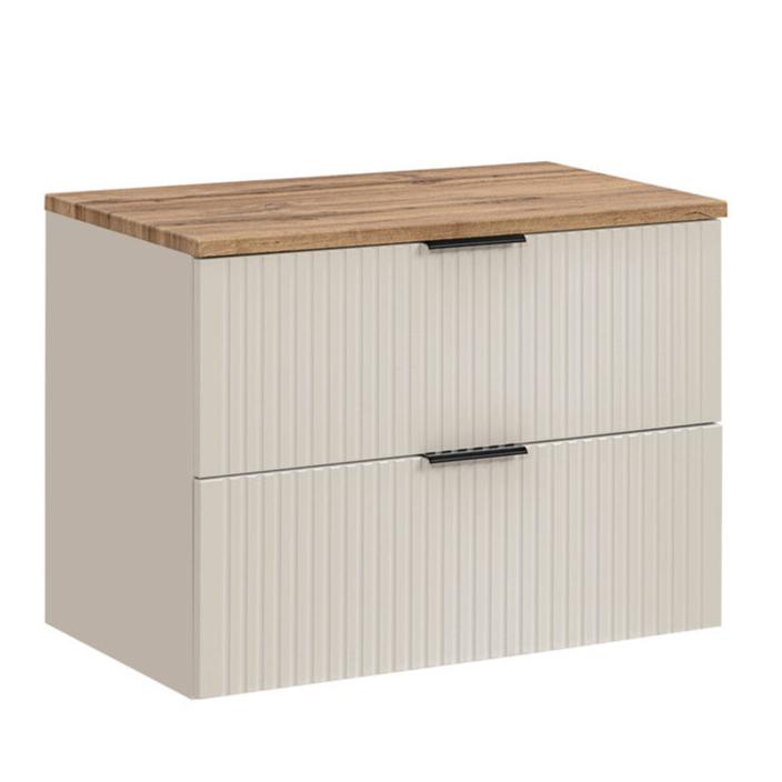 Vannas istabas mēbeļu komplekts Ade SF 80 cm kašmirs/votan ozols - N1 Home