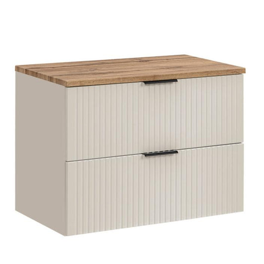 Vannas istabas mēbeļu komplekts Ade SF 80 cm kašmirs/votan ozols - N1 Home