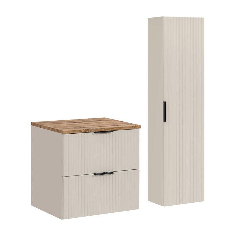 Vannas istabas mēbeļu komplekts Ade AB kašmirs/votan ozols - N1 Home