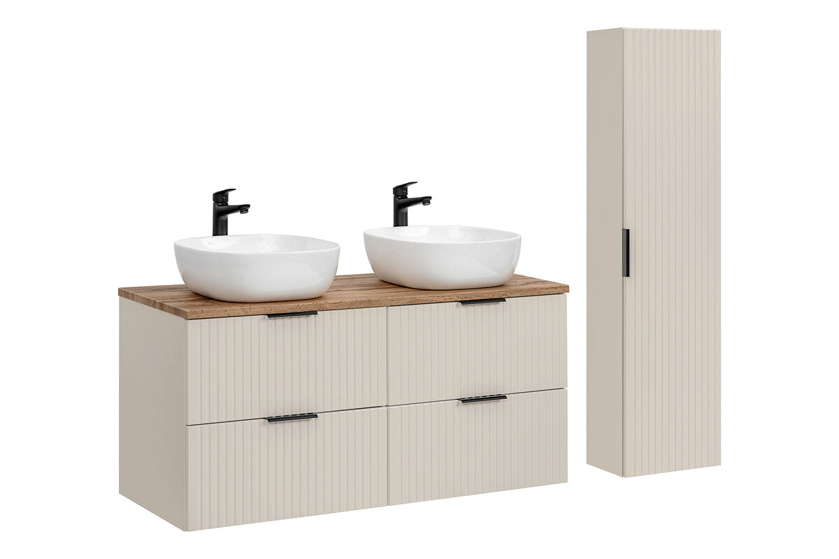 Vannas istabas mēbeļu komplekts Ade SD kašmirs/votan ozols - N1 Home