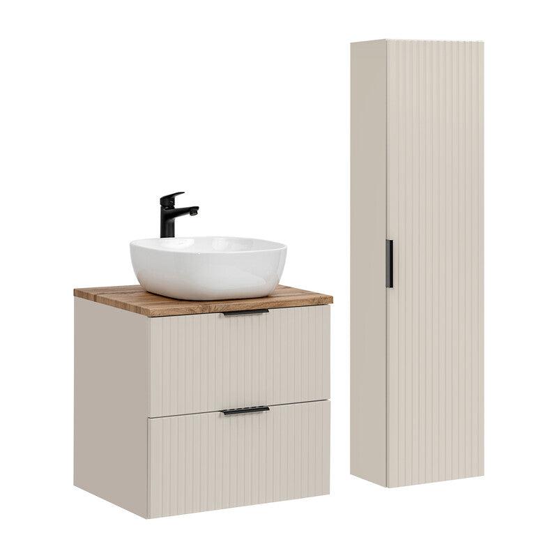 Vannas istabas mēbeļu komplekts Ade GF kašmirs/votan ozols - N1 Home