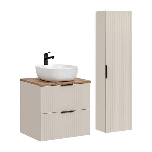 Vannas istabas mēbeļu komplekts Ade GF kašmirs/votan ozols - N1 Home