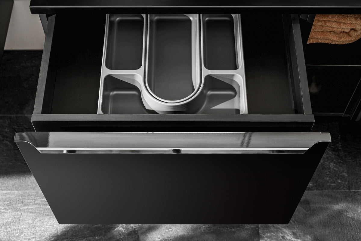 Vannas istaba izlietnes skapīs Sant 60; 80/46/45.6 cm melns - N1 Home