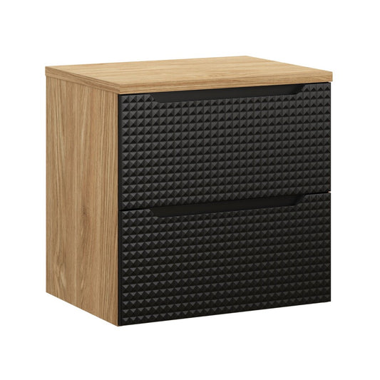 Vannas istabas mēbeļu komplekts Lukso S 60 cm melns - N1 Home