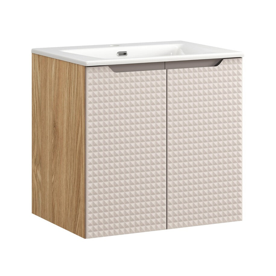 Vannas istabas mēbeļu komplekts Lukso DC 60 cm kašmirs - N1 Home