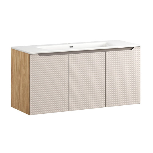 Vannas istabas mēbeļu komplekts Lukso E 120 cm kašmirs - N1 Home