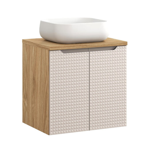 Vannas istabas mēbeļu komplekts Lukso DA 60 cm kašmirs - N1 Home