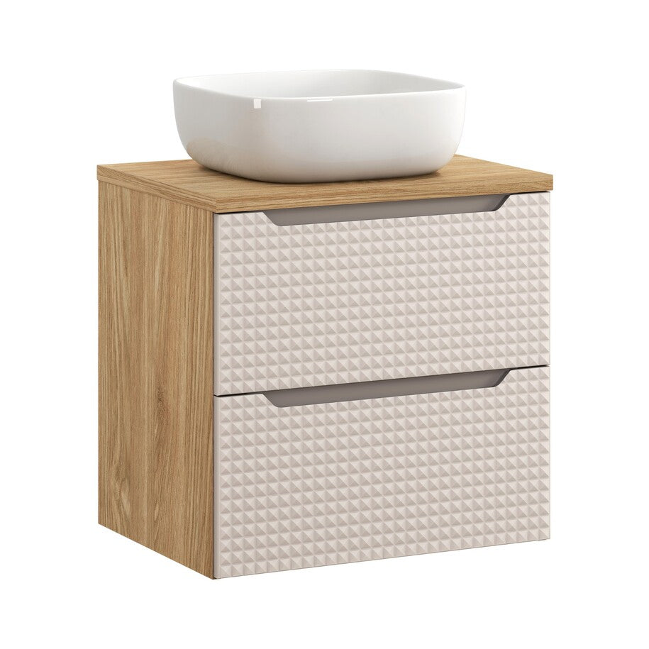 Vannas istabas mēbeļu komplekts Lukso SA 60 cm kašmirs - N1 Home