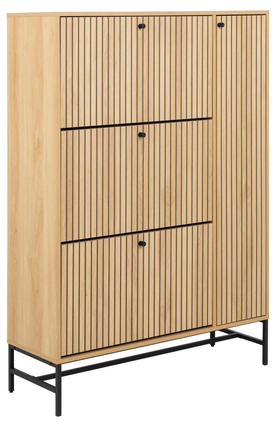 Apavu skapis Alba 98,7x35x140,4 cm ozols - N1 Home