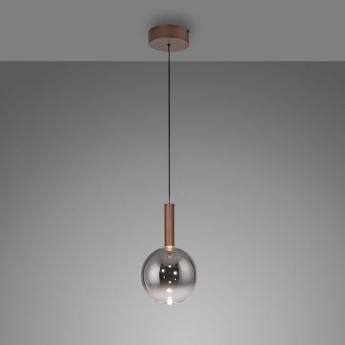 Piekaramā lampa BOWL 180/20/20 cm brūns