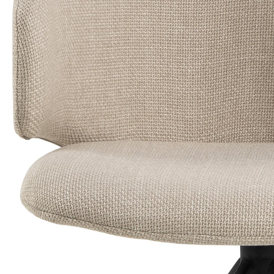 Krēsls Elar 53/54/78 cm bēšs/melns - N1 Home