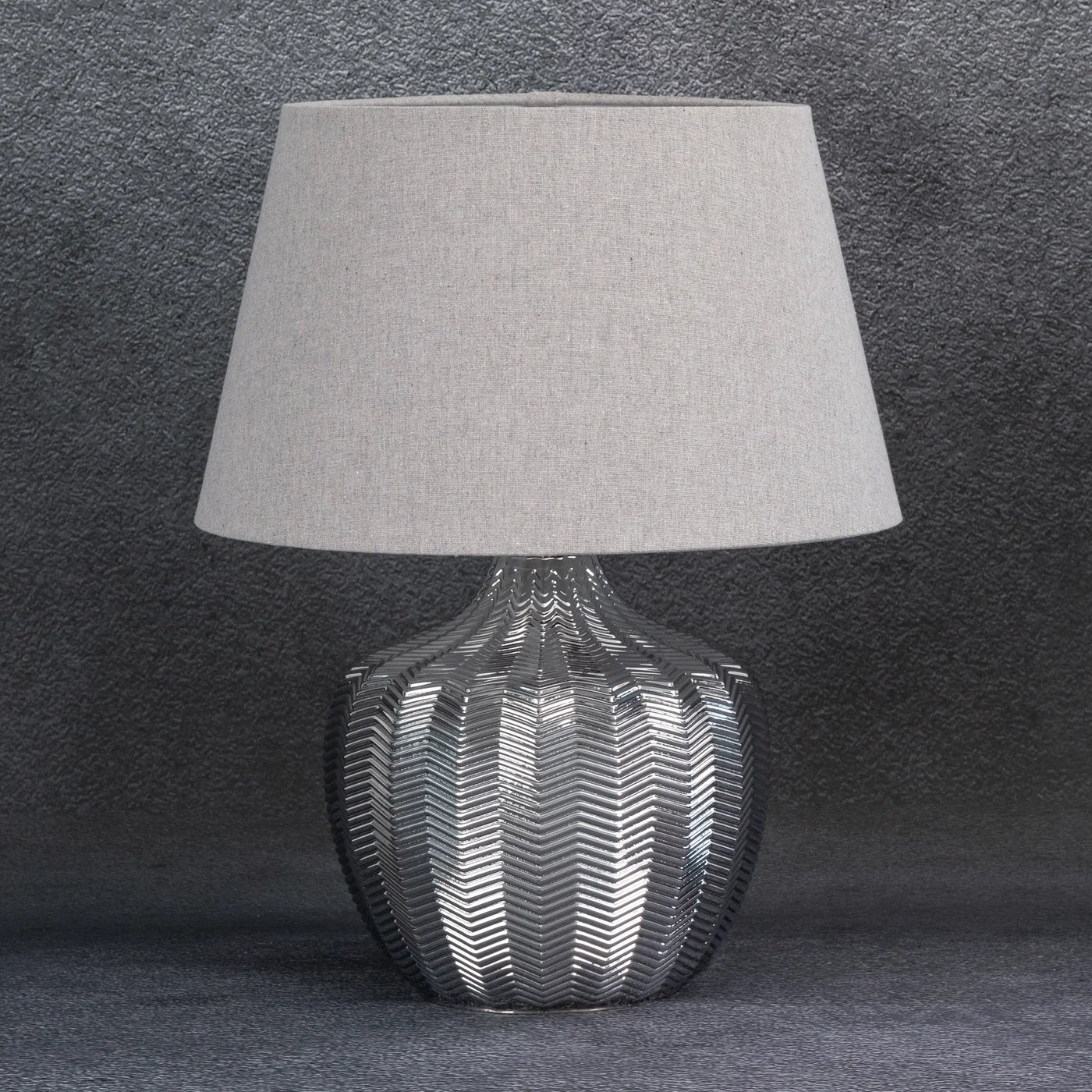 Galda lampa Ador 38/48 cm pelēks - N1 Home