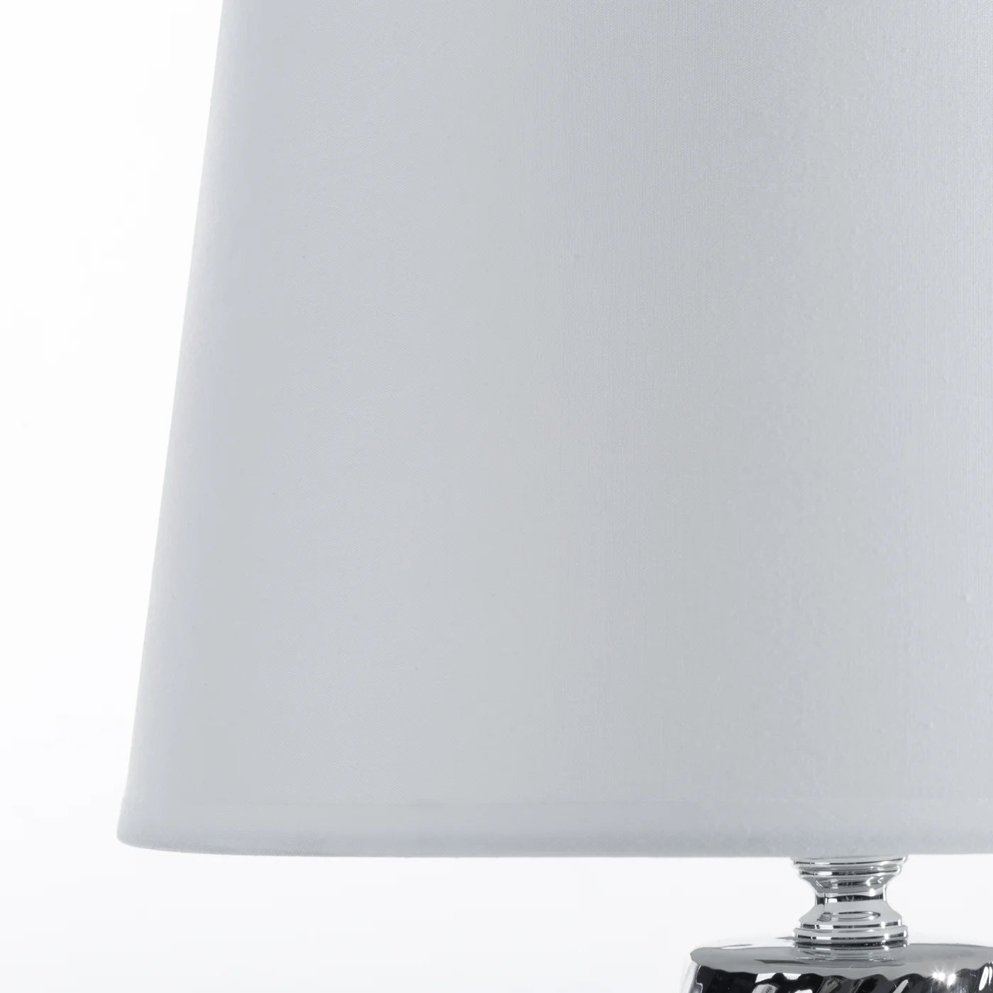 Galda lampa Rei 25x40 cm balts/sudrabs - N1 Home