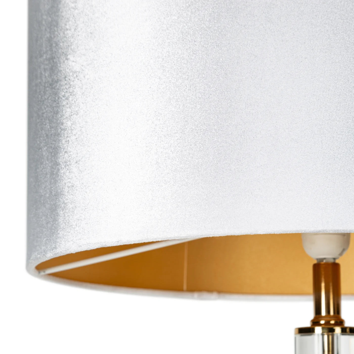 Stāvlampa Beno 46/163 cm balts/zelts - N1 Home