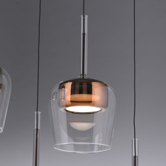 Piekaramā lampa Q-KON 200/21/21 cm melns/brūns