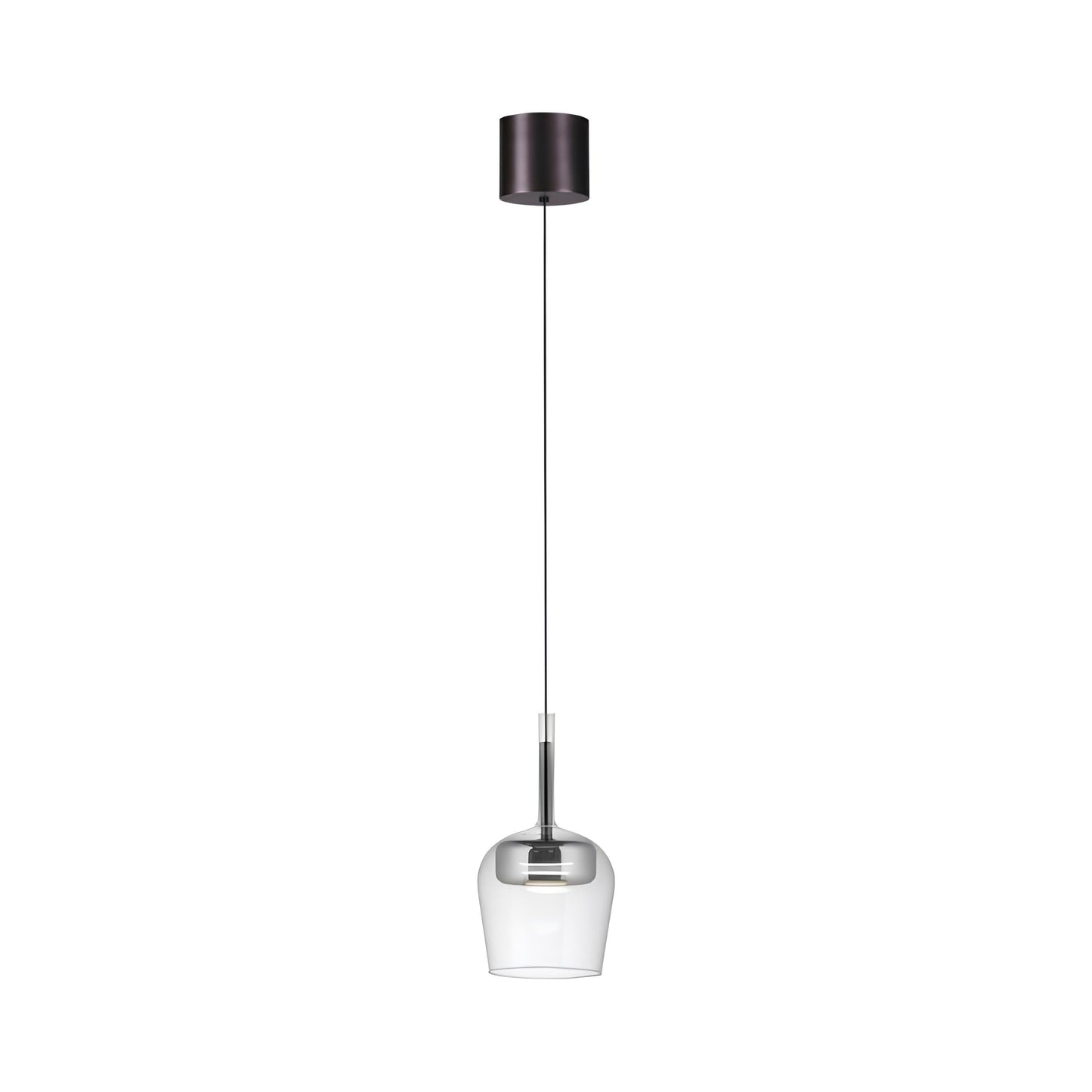 Piekaramā lampa Q-KON 200/21/21 cm melns/pelēks