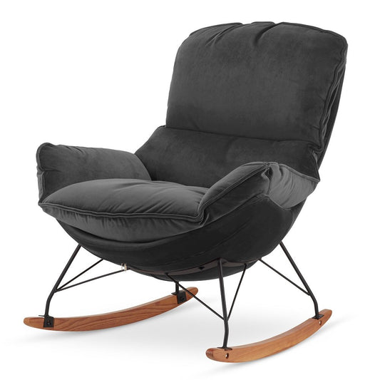 Krēsls Dot Design Berco samta 100 × 80 × 95 cm pelēks - N1 Home