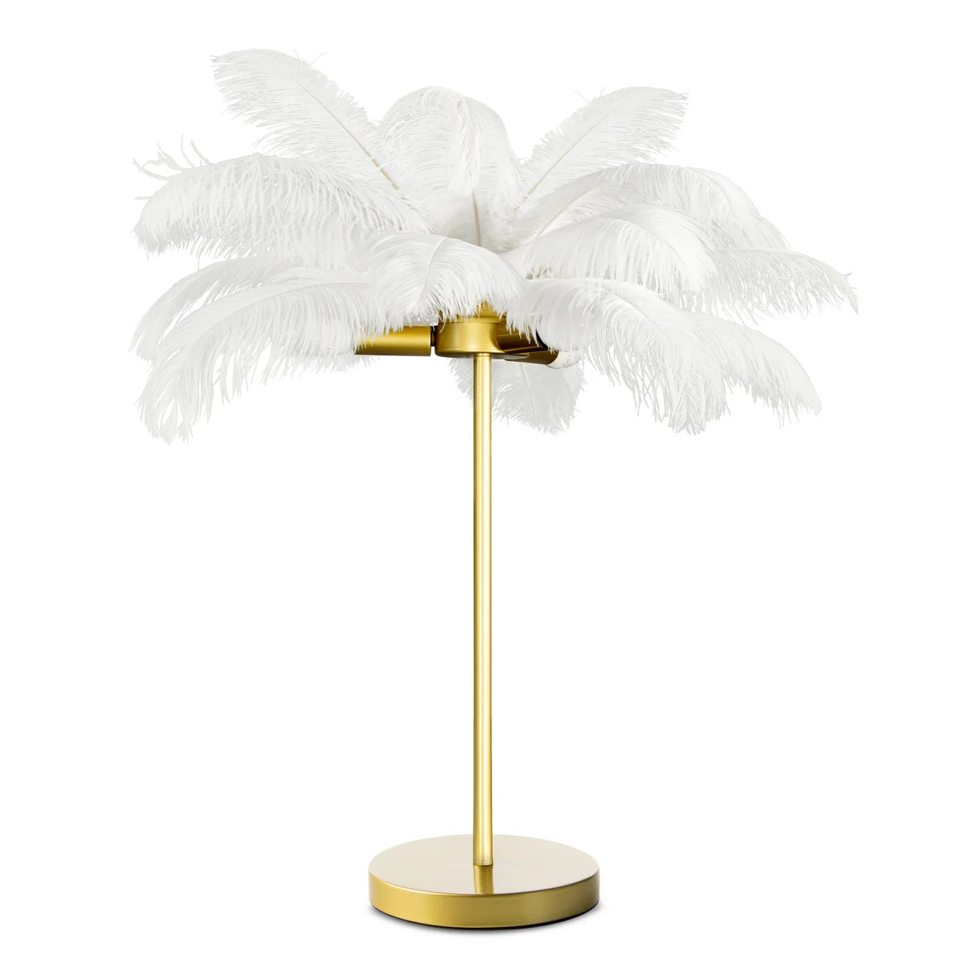 Stāvlampa Fieria 65/68 cm balts/zelts - N1 Home