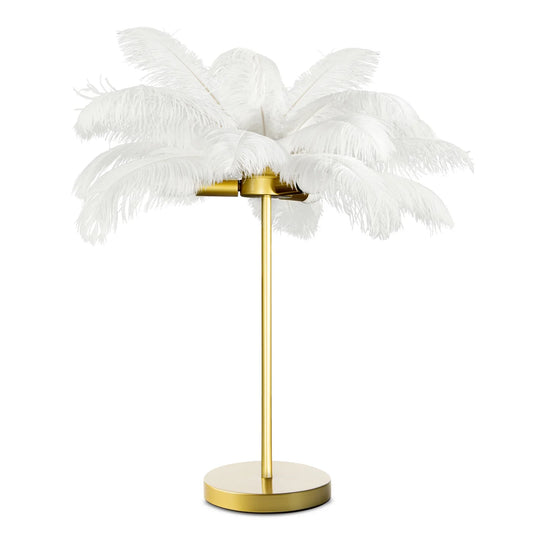 Stāvlampa Fieria 65/68 cm balts/zelts - N1 Home