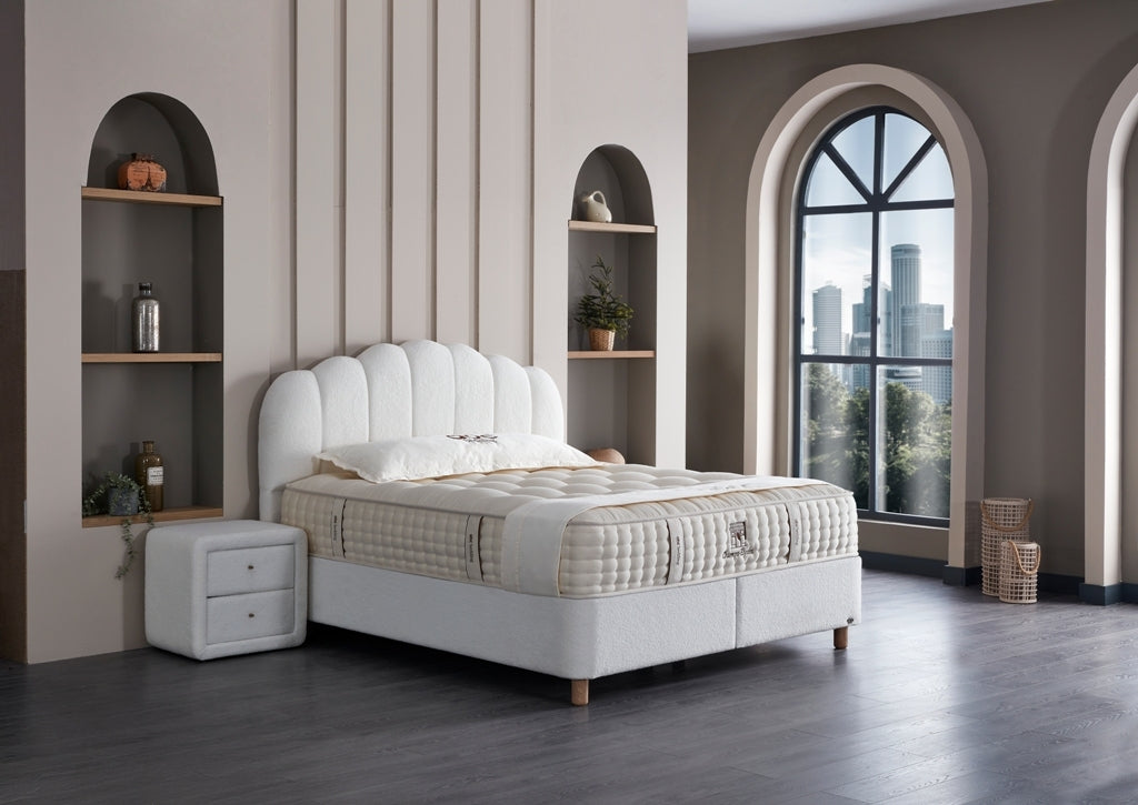 Gulta Champy 90;120;140;160;180/200 cm krēms - N1 Home