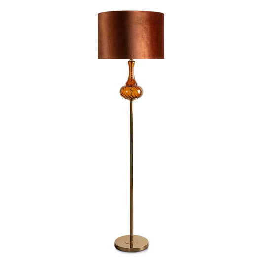 Stāvlampa Lili 46/163 cm varš/zelts - N1 Home