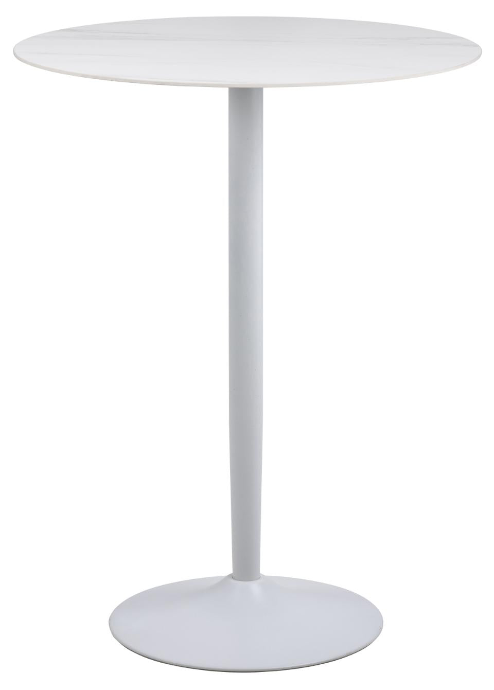 Bāra galds Malt 80x105 cm balts - N1 Home