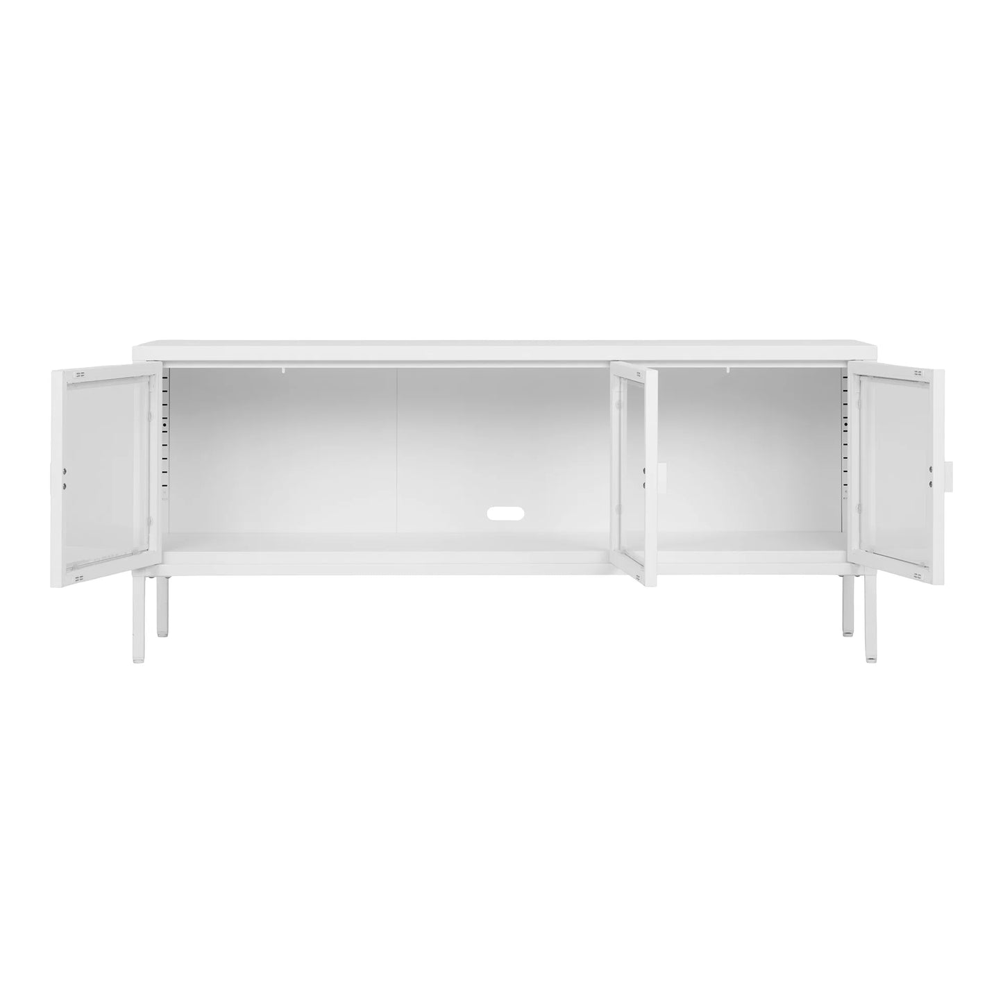 TV skapis Bris 130/40/55 cm balts