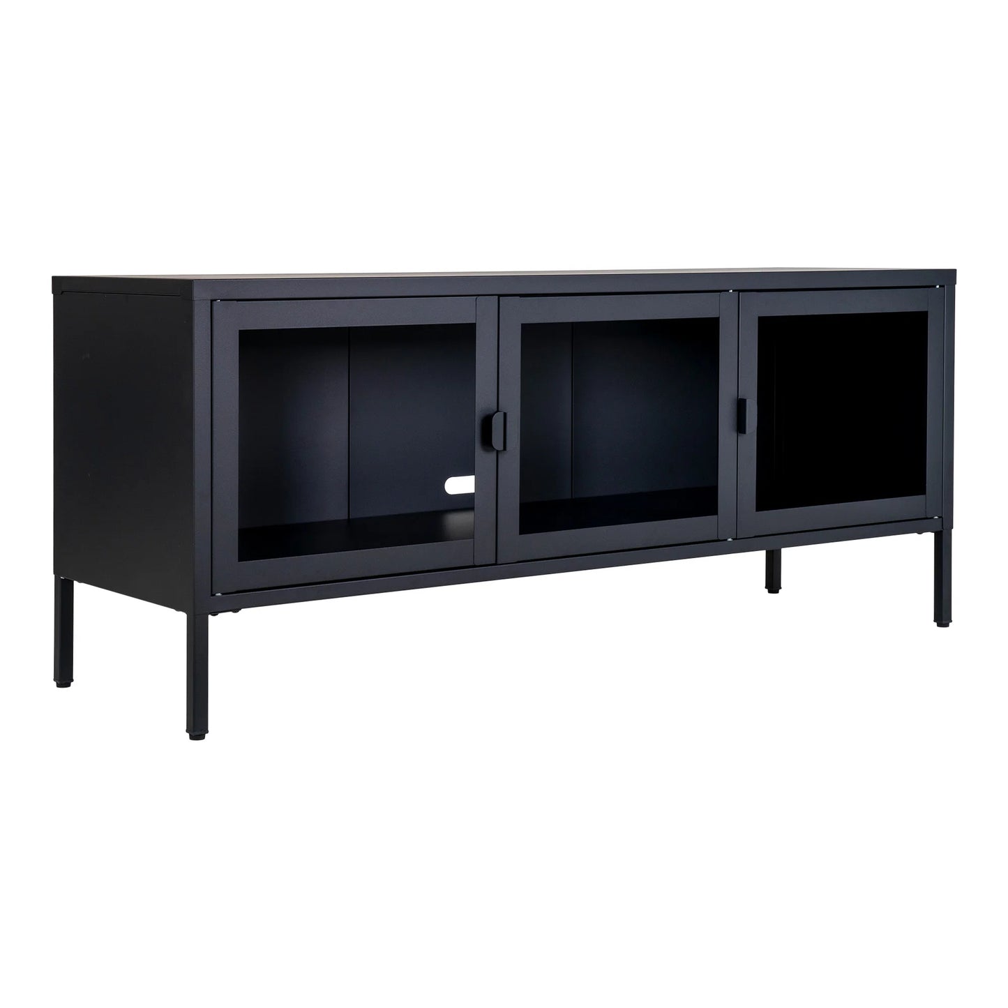 TV skapis Bris 130/40/55 cm melns