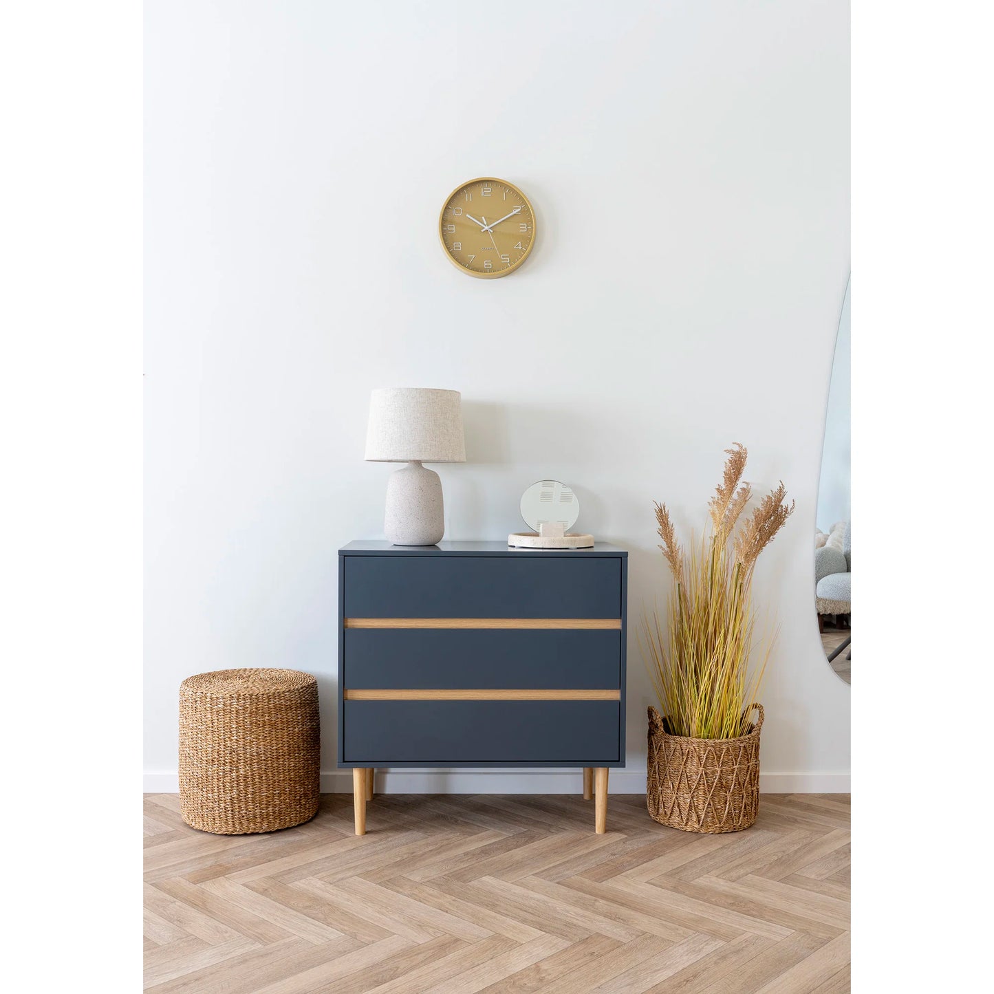 Kumode Biskots 80/40/80 cm tumši pelēks