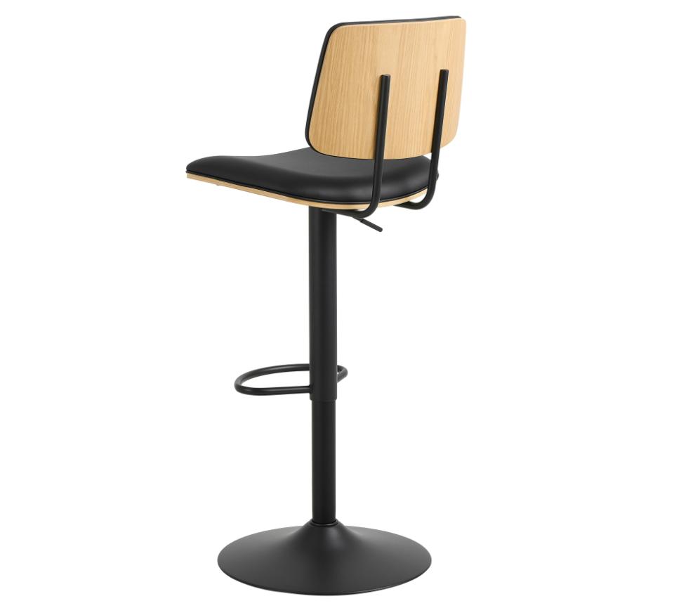 Bāra krēsls Ows 45/50/92 cm melns - N1 Home