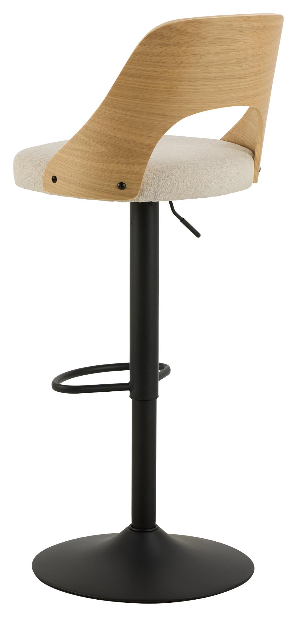 Bāra krēsls Luc 47/50/113 cm bēšs ozols - N1 Home